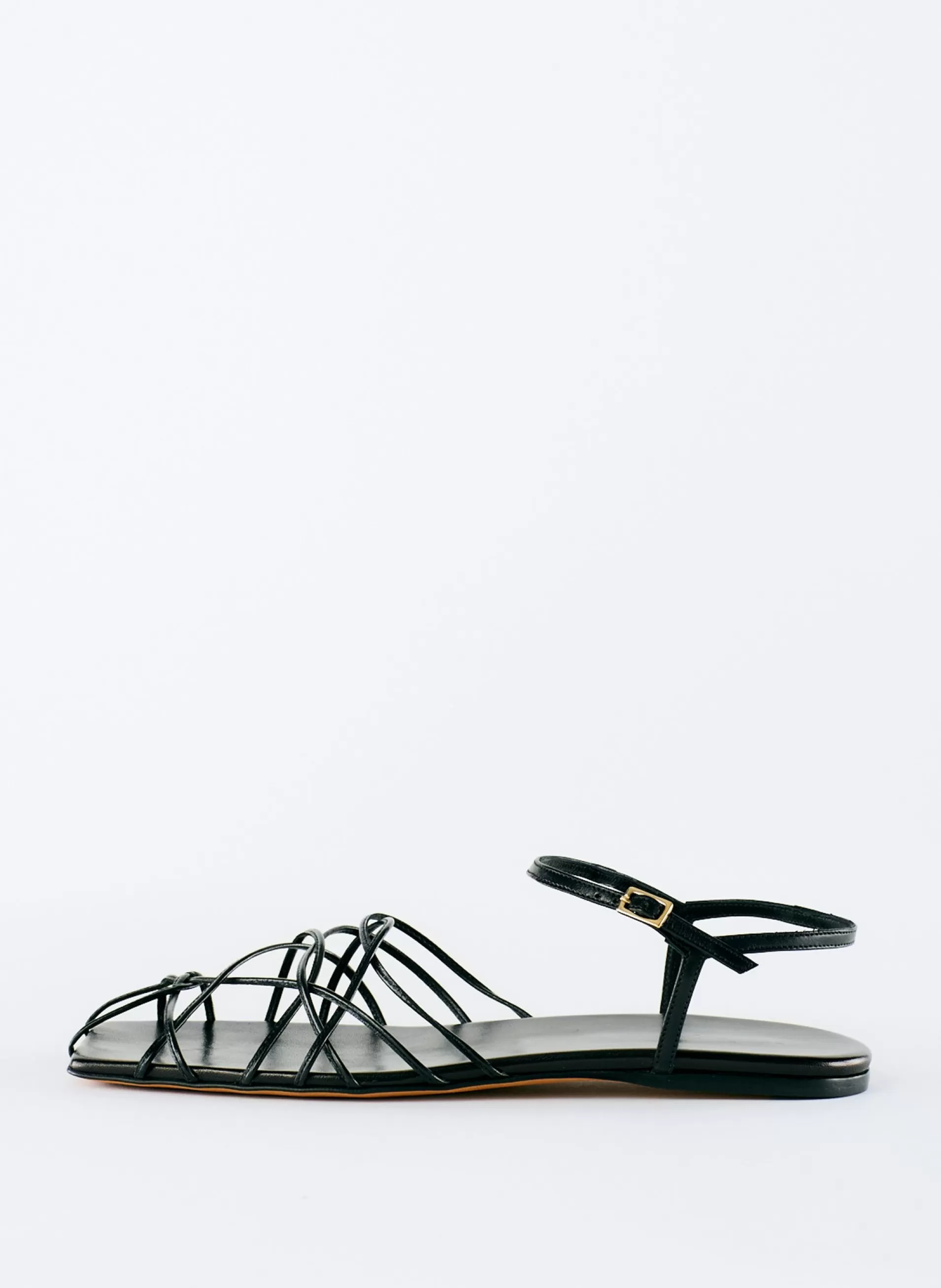 Cheap Tibi Berneice Kidskin Sandal Black