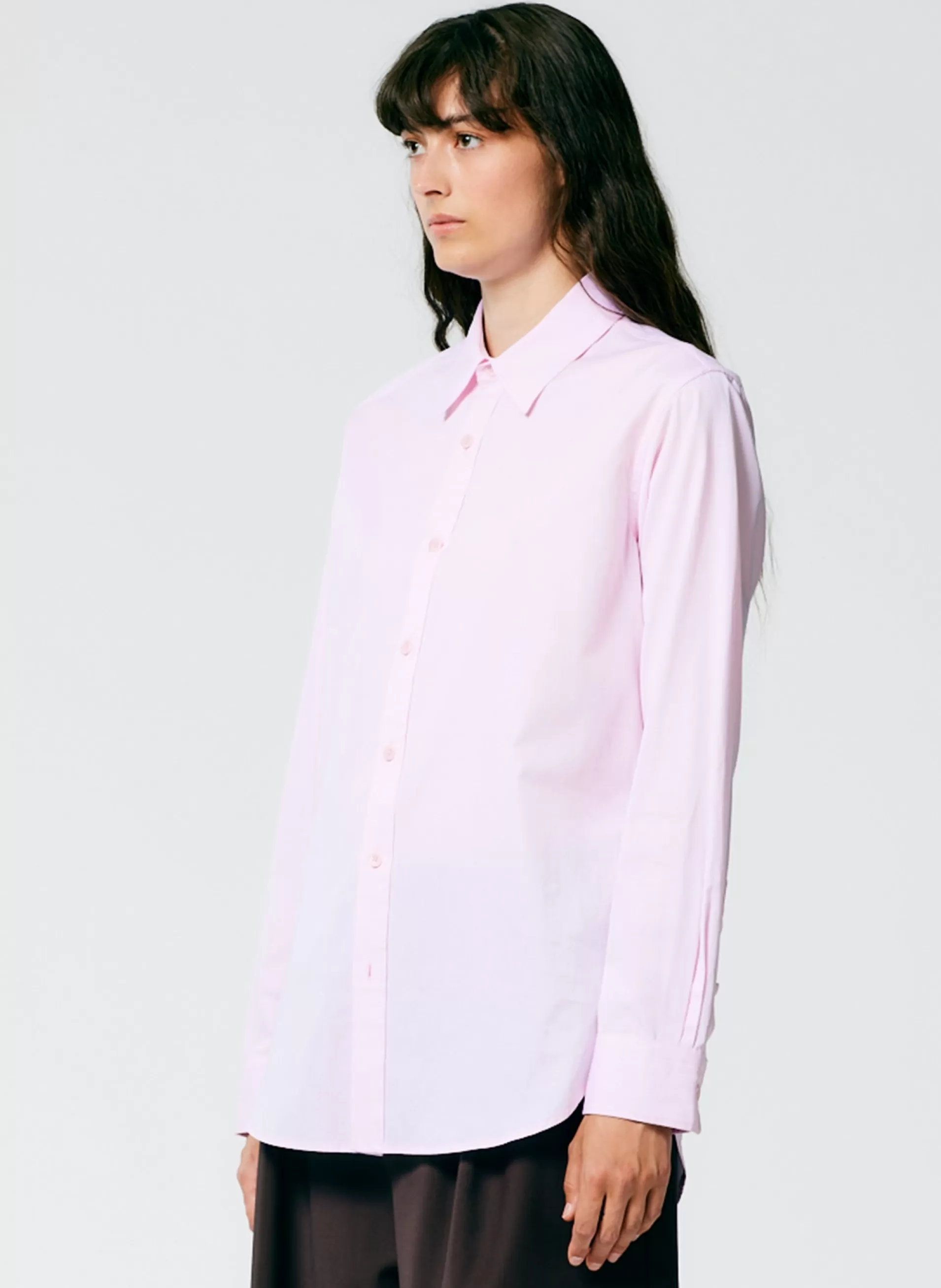 Store Tibi Charlie Men's Slim Shirt Pink