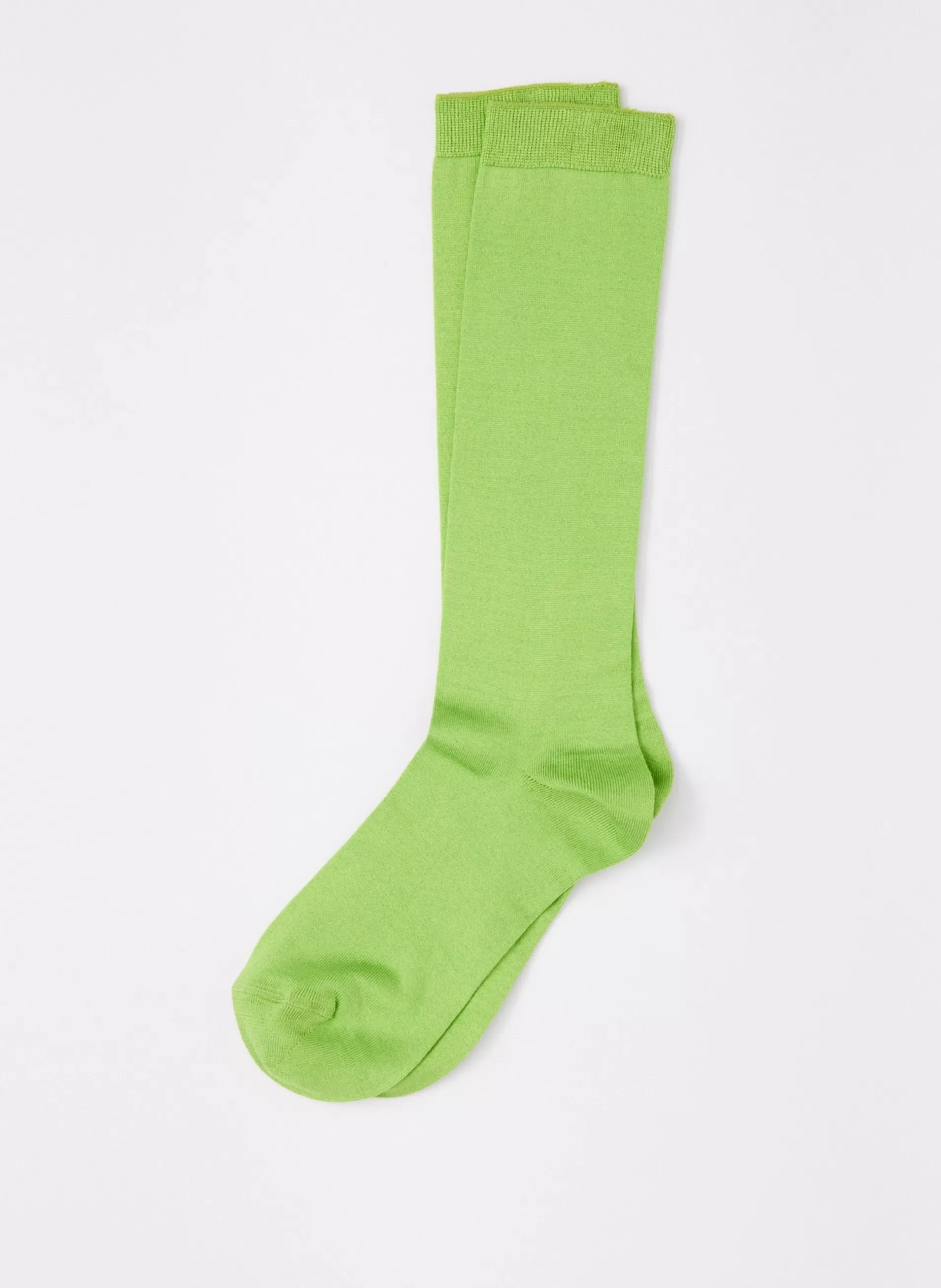 Fashion Tibi Classic Socks Bright Green