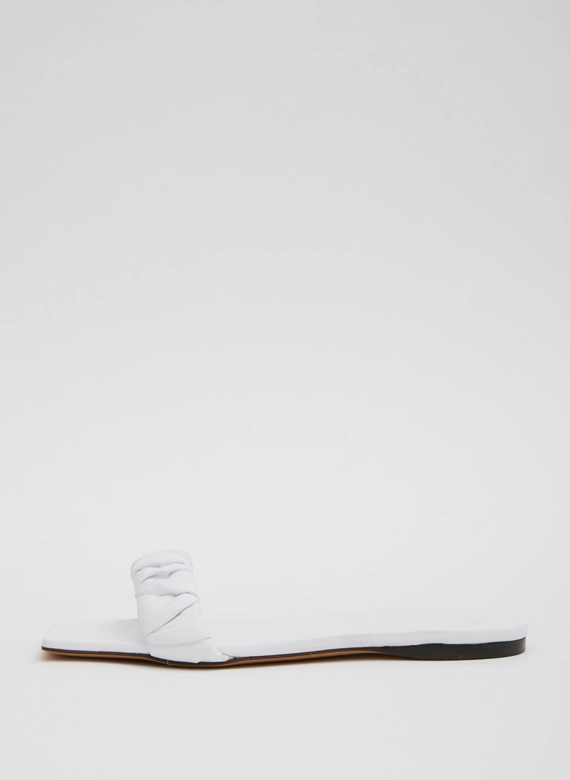Discount Tibi Jordan Nappa Sandal Optic White