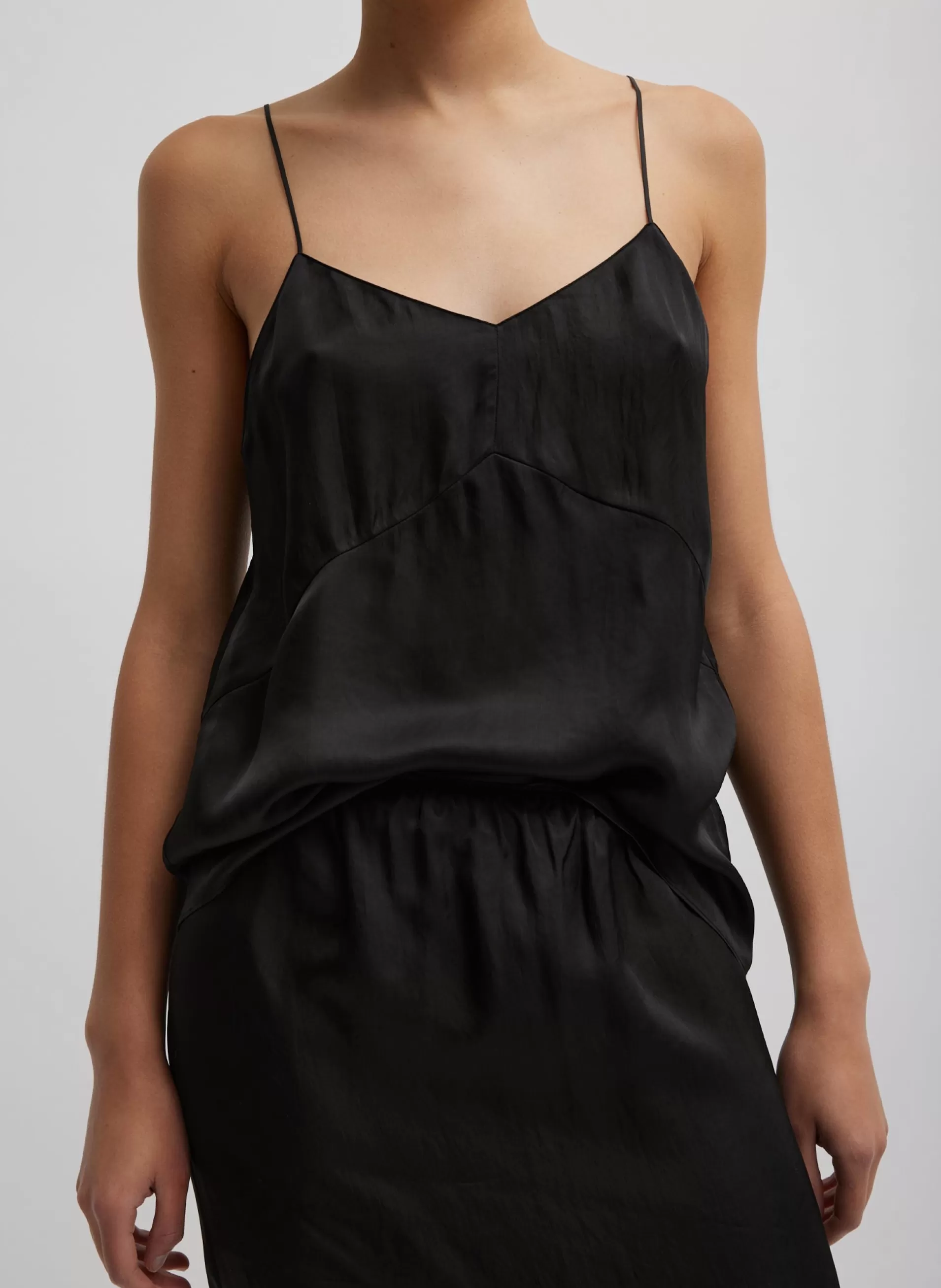 Store Tibi The Slip Cami Black