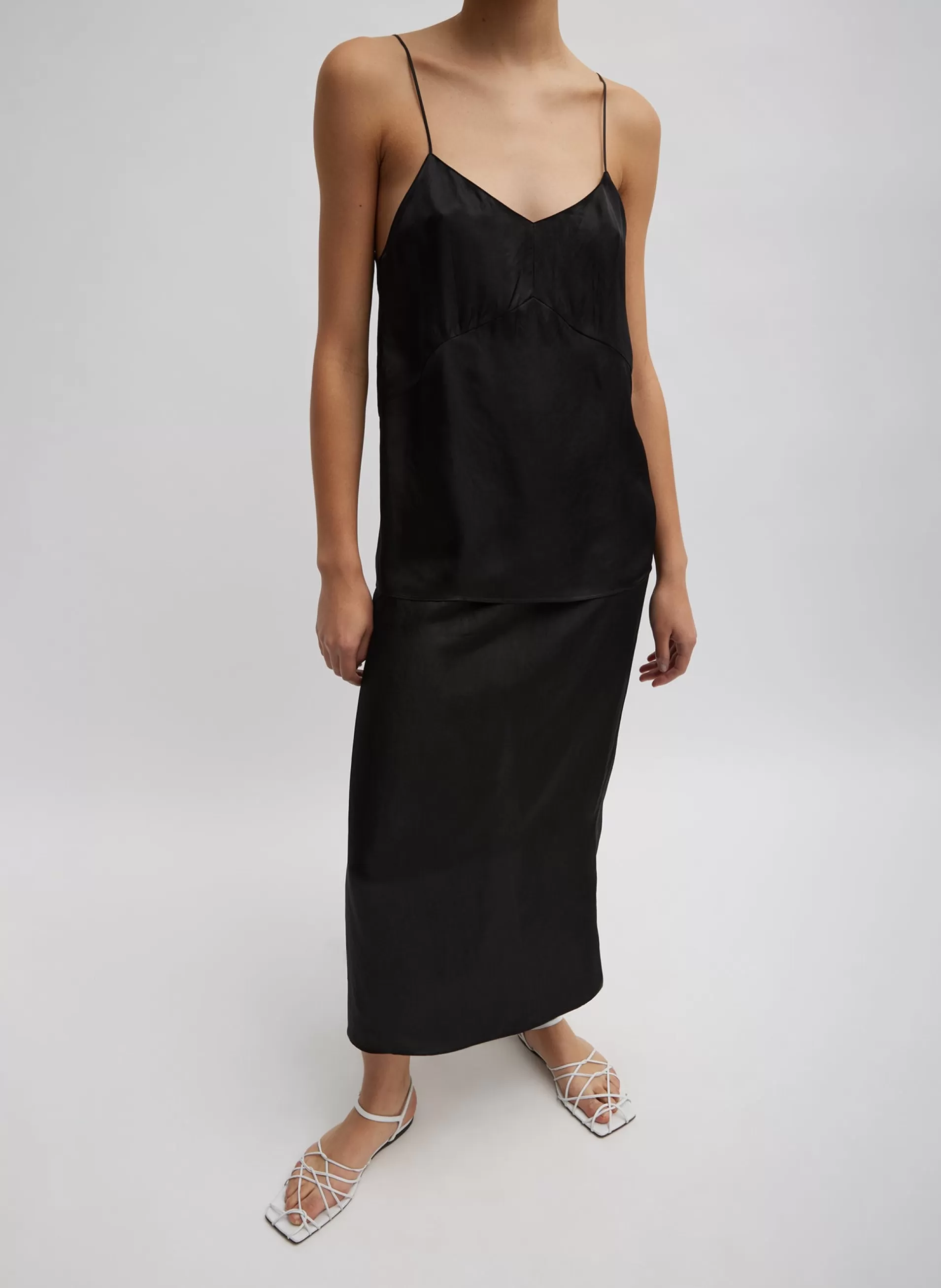 Store Tibi The Slip Cami Black