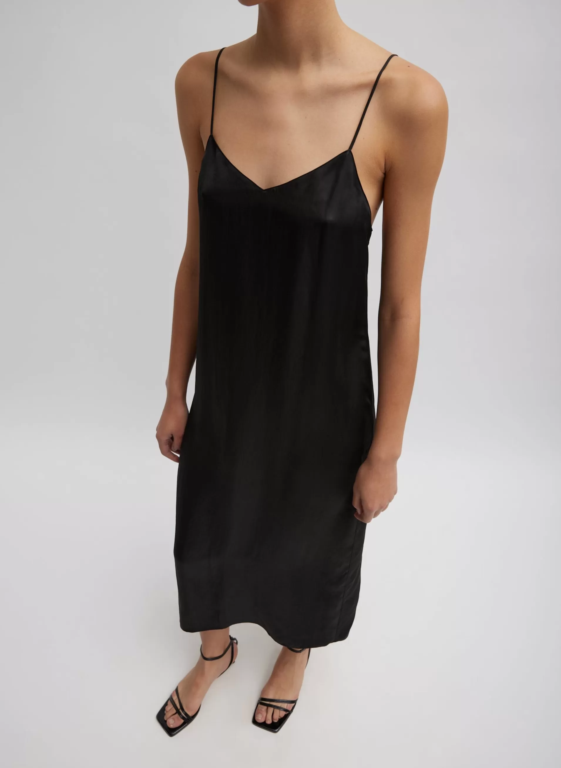 Clearance Tibi The Slip Dress Black