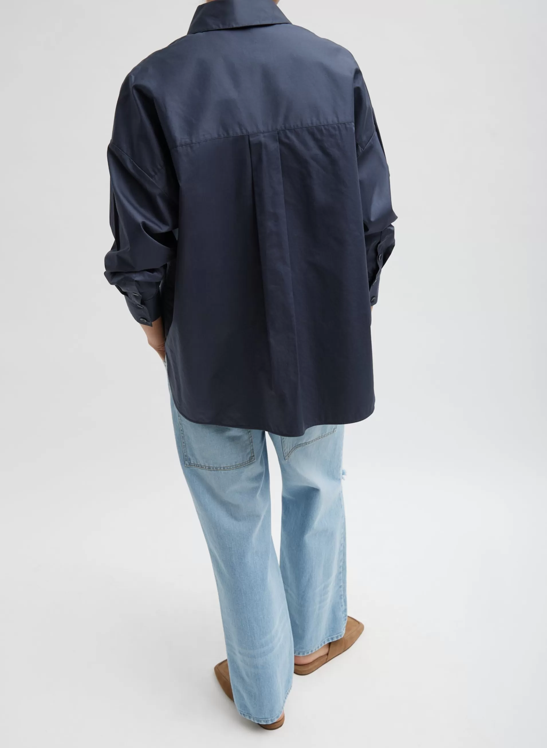 Cheap Tibi Vintage Wash Denim Ryder Jean Vintage Blue